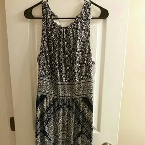 Aztec maxi dress
